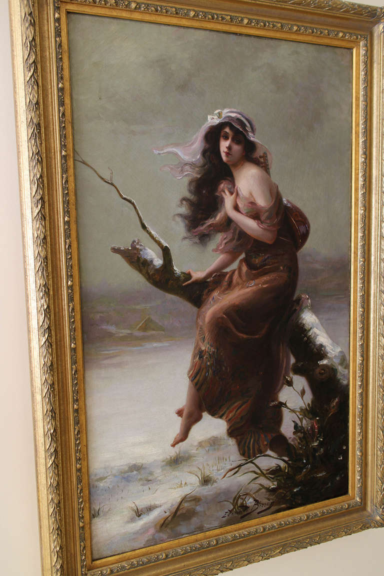Painting by Edouard Bisson (1856-1939)
Contact dealer for complete details