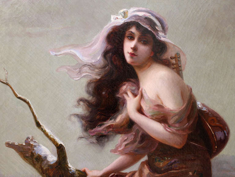 Dramatisches Gemälde von Edouard BIsson (1856-1939) 3