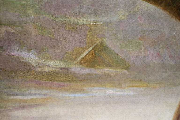 Dramatisches Gemälde von Edouard BIsson (1856-1939) 1