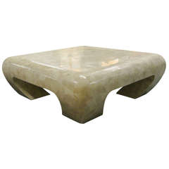 Maitland Smith Tessellated Fossilized Coral Coffee Cocktail Table