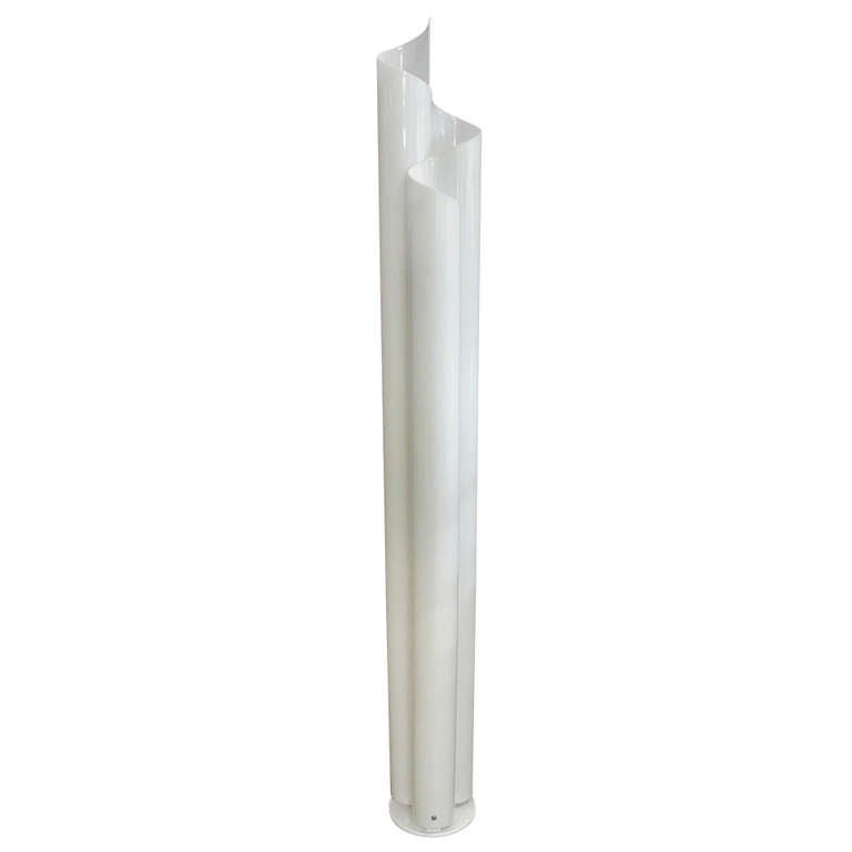 Vico Magistretti for Artemide Mezzachimera Acrylic Floor Lamp For Sale