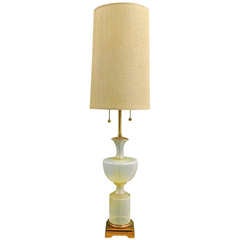 Large Ercole Barovier Venetian Marbro Hollywood Regency Table Lamp