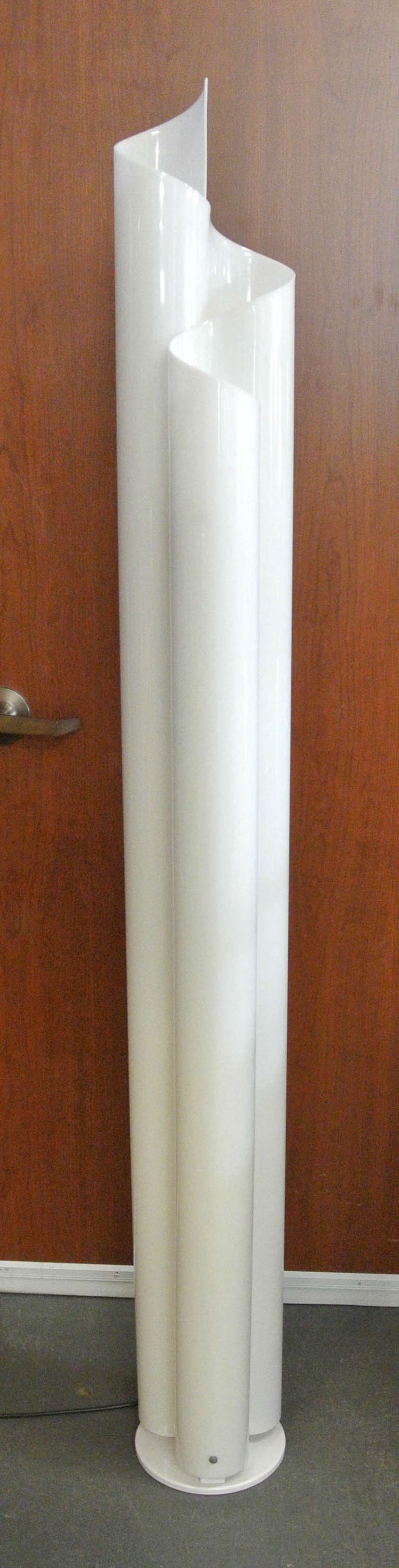 Vico Magistretti for Artemide Mezzachimera Acrylic Floor Lamp