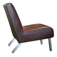 Art Deco Machine Age GoodForm Lounge Chair by General Fireproofing