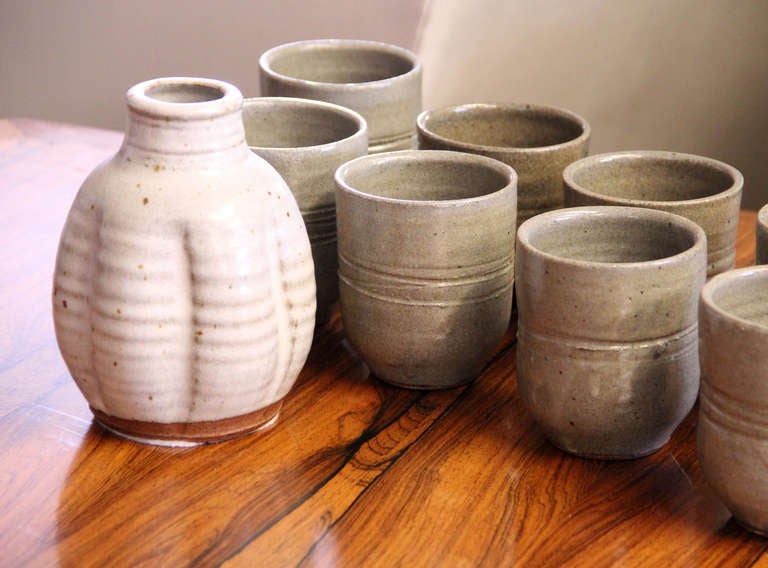 Warren MacKenzie Studio Pottery Vase Circa 1972 In Excellent Condition In Minneapolis, MN