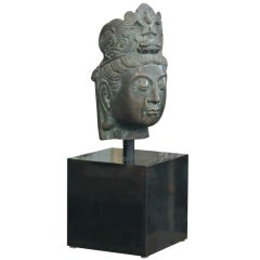 Bronze Bust of the Bodhisattva Guanyin