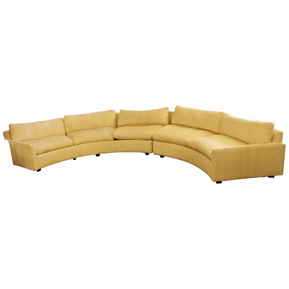 Milo Baughman for Thayer Coggin Circular Sectional Sofa