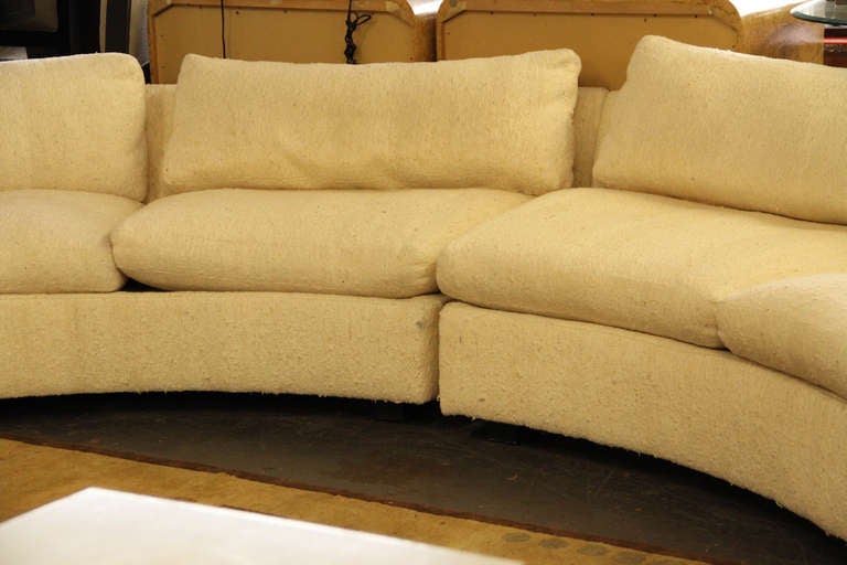 American Milo Baughman for Thayer Coggin Circular Sectional Sofa