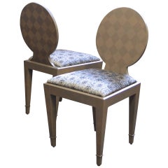 Pair of Donghia Paris Hall Chairs