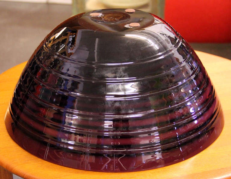 Signed Barbini for Oggetti of Murano Italian Art Glass Bowl 1