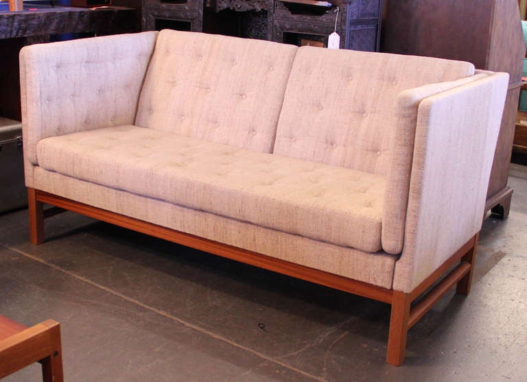 Danish Modern Teak Framed Sofa by Erik Jørgensen