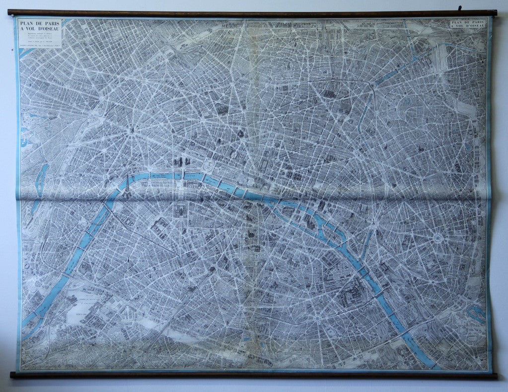 Plan de Paris a Vol D'Oiseau, G. Peltier (Paris: Blondel la Rougery, 1956).
78 1/2