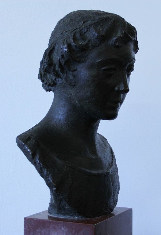Bronze Bust of a Young Man 