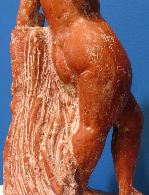Heinz Leinfellner Abstract Terracotta Sculpture of a Nude Woman For Sale 3