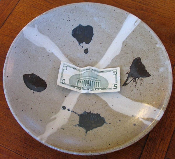 Signed Warren MacKenzie Pottery Charger 2