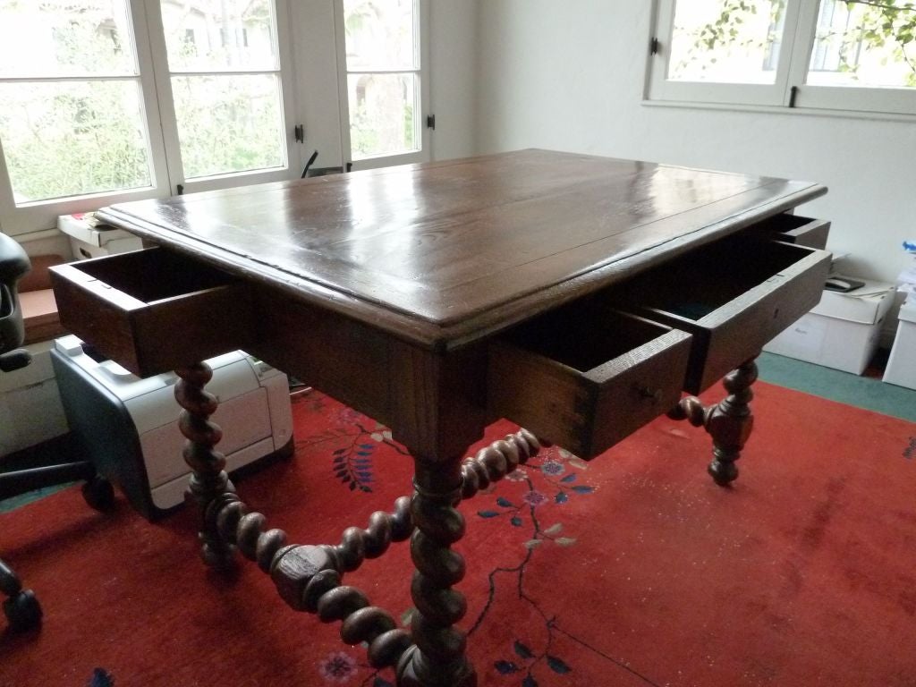 French Walnut Writing Table