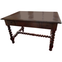 French Walnut Writing Table French Walnut Writing Table