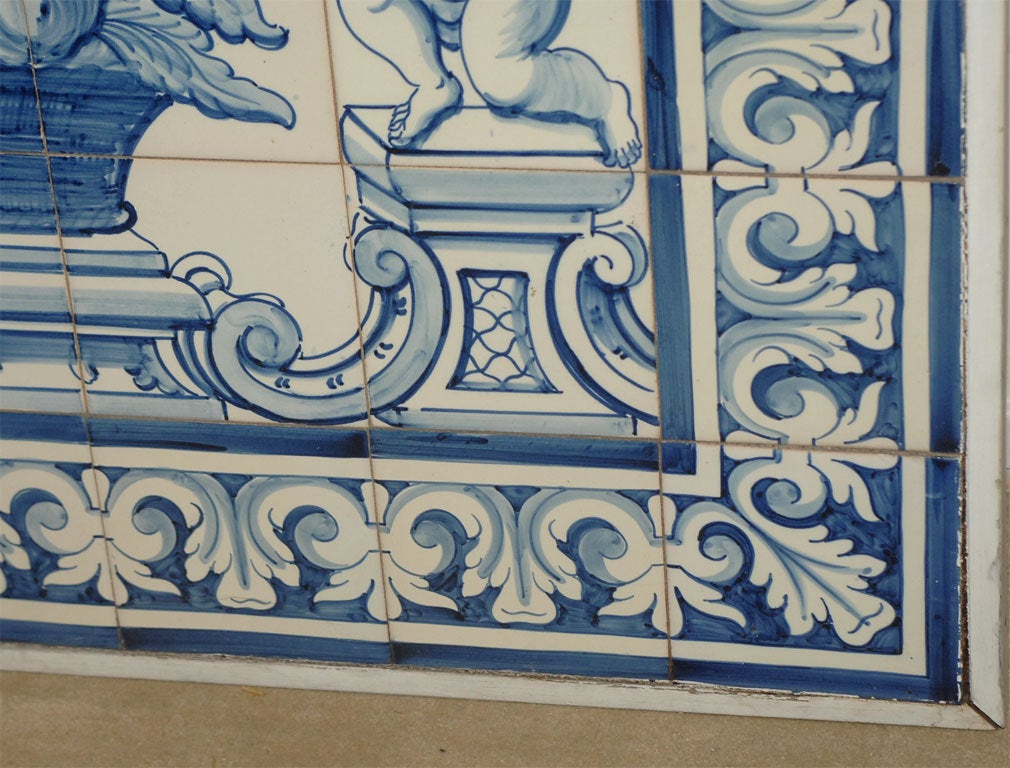 portuguese blue and white tiles