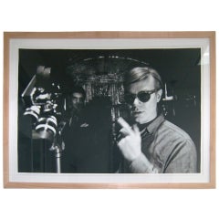 Andy Warhol ( with camera - horizontal )