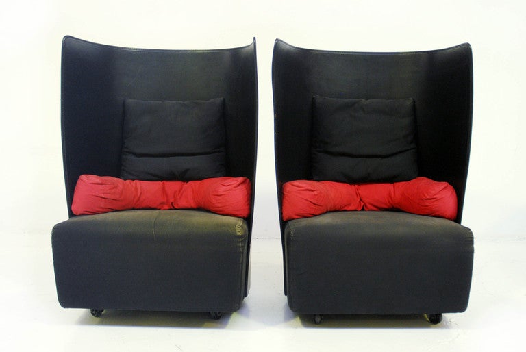 Pair of armchairs Campo- De Pas d'Urbino Lomazzi