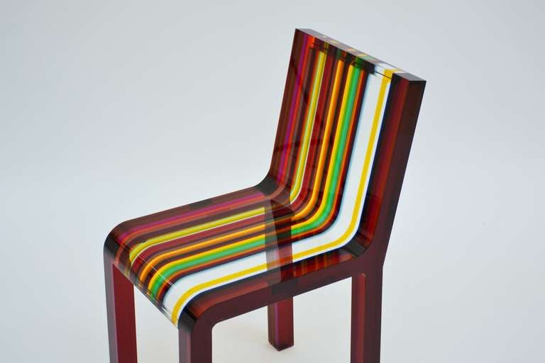Mid-Century Modern Rainbow Chair, Patrick Nourget, Cappellini
