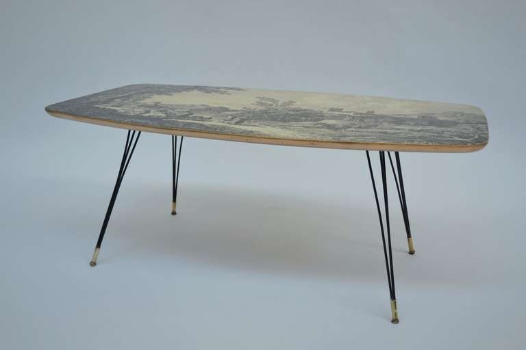 Mid-Century Modern Coffee Table 50's-italian Work