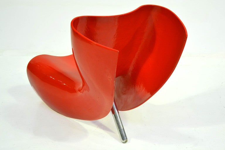 Mid-Century Modern Armchair Felt Chair- Marc Newson- Cappellini