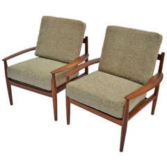 Pair of Danish Armchairs- Grete Jalk- France e Son