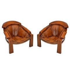 Vintage Pair of country armchairs- 70
s- Italian Work