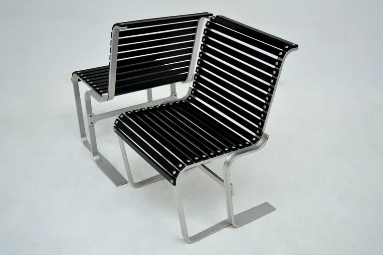 Chairs Duraluminium- Marcel Breuer- Knoll In Excellent Condition In Milan, IT