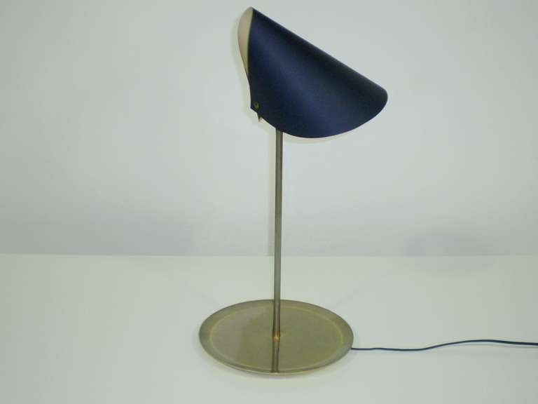 Table lamp Sirrah, designers Man Ray 1973, mod. Le Lune Sous Le Chapeau, good condition
