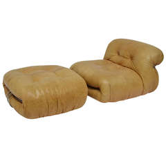 Armchair Soriana by Tobia Scarpa- Cassina