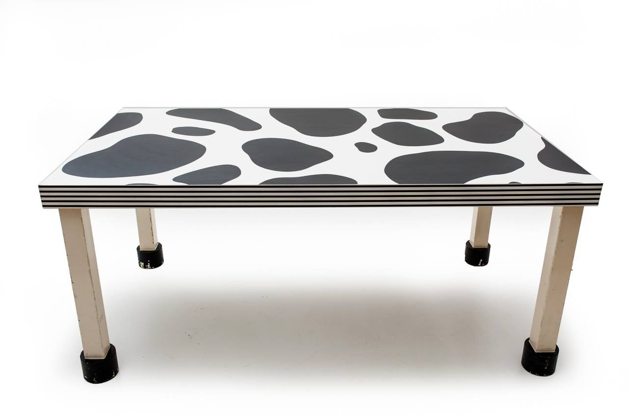 Table prototype, Memphis, Mika Sato made in 1990s.