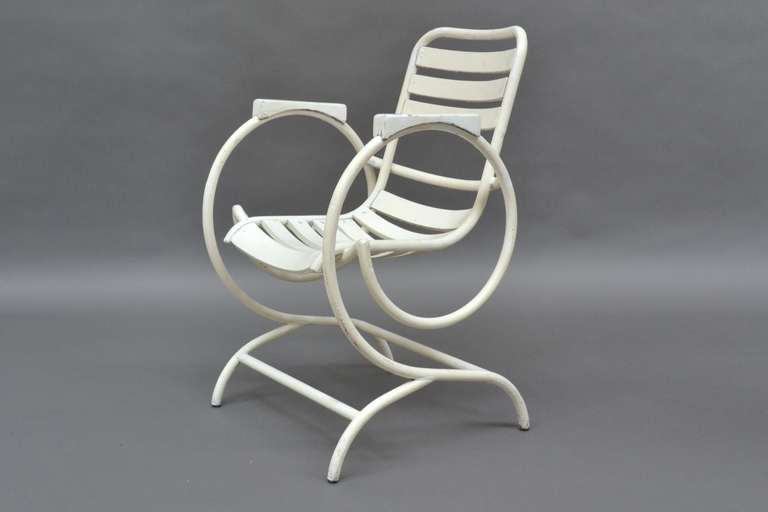 French Pair of french chairs 50's- Escargot