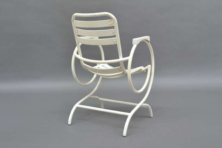 Mid-20th Century Pair of french chairs 50's- Escargot
