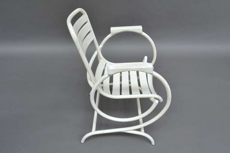 Pair of french chairs 50's- Escargot 1