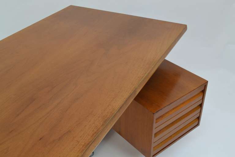 Wood Desk by Osvaldo Borsani - Tecno