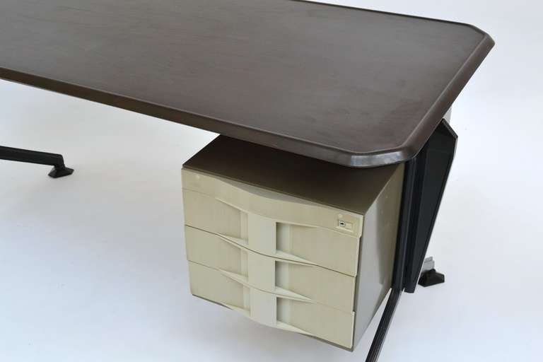 Mid-Century Modern Desk Arco - BBPR - Olivetti