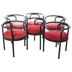 Set of Six Chairs Locus Solus by Gae Aulenti for Poltronova