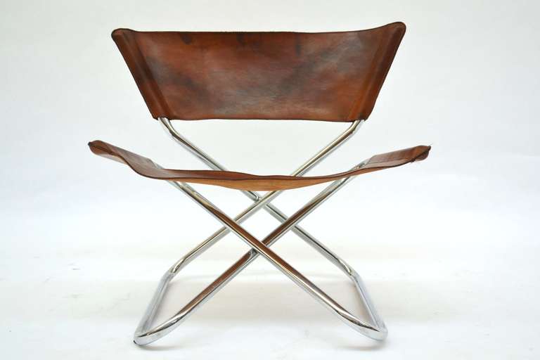 Par of Zeta Chairs, Erik Magnussen, Bieffeplast-2 PIECES AVAILABLE In Good Condition In Milan, IT