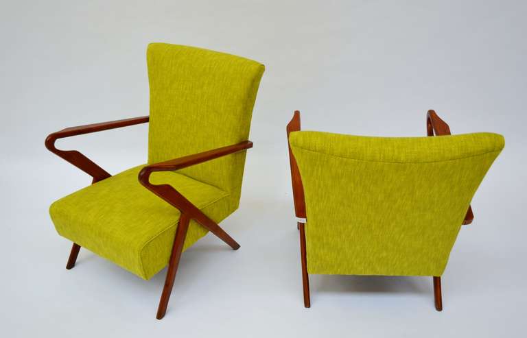 Pair of Armchairs, 1940s 1