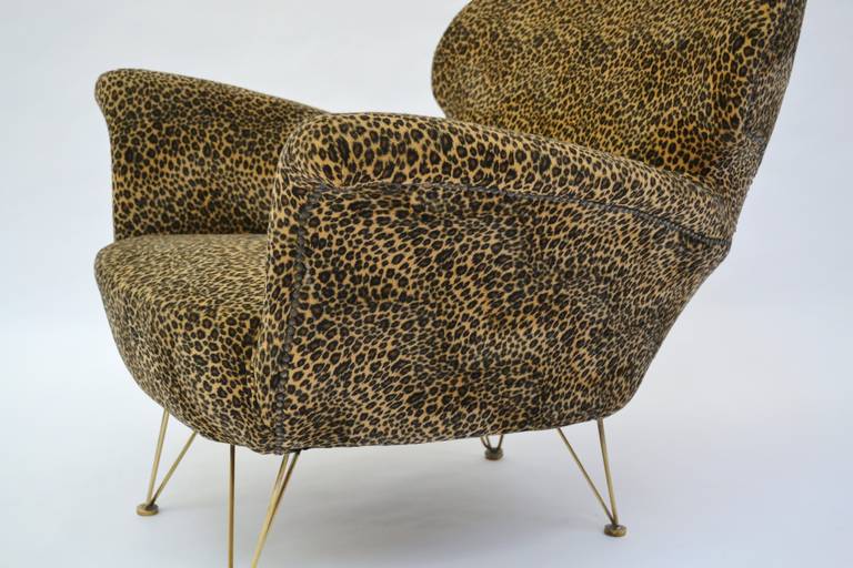 Mid-Century Modern Pair of Armchairs, 1950s