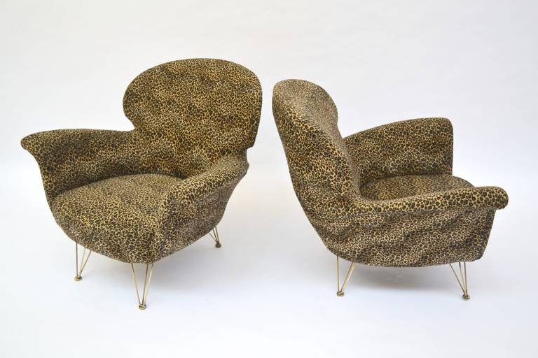 Mid-20th Century Pair of Armchairs, 1950s