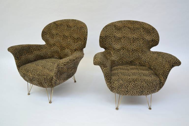 Pair of armchairs 50s, in excellent condition