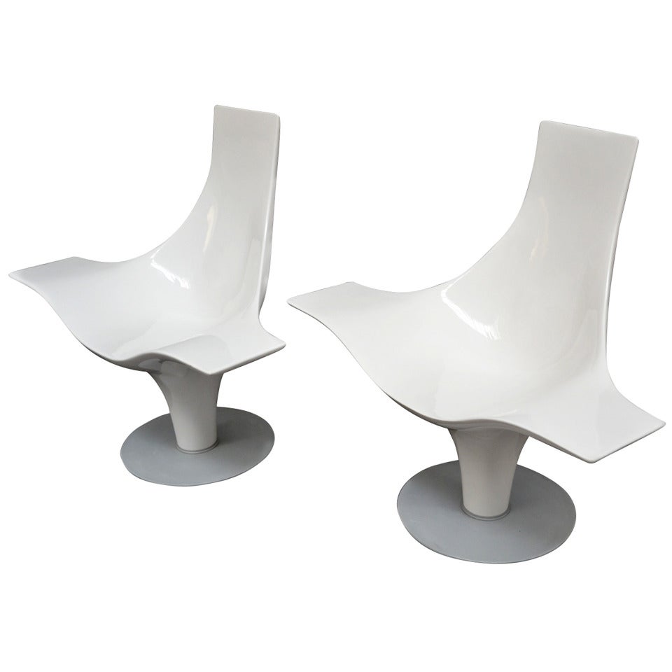 Pair of Armchairs Statuette by LLoys Schwan for Cappellini - 1 AVAILABLE