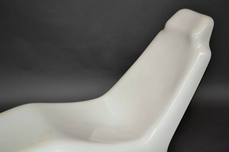 Italian Chaise Longue Moby Dick by Alberto Rosselli for Saporiti