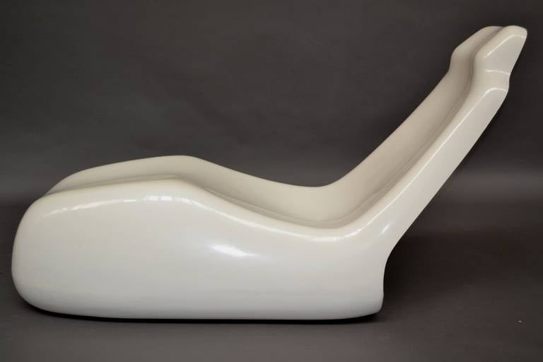 Chaise Longue Moby Dick by Alberto Rosselli for Saporiti In Good Condition In Milan, IT