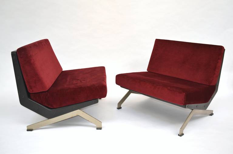 Pair of Armchairs Alexandra by Giulio Moscatelli for Forma Nova 4