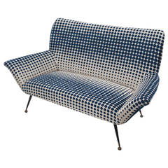 Sofa 1950s Optical Fabric
