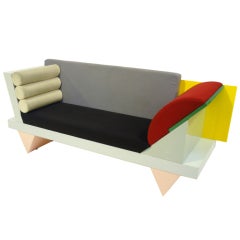 Sofa Big Sur-Peter Shire- Memphis, Italy